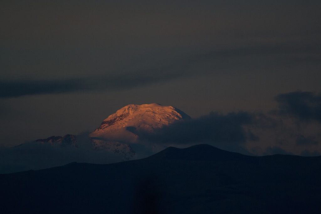 Mountain landscape and clouds